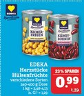 Kichererbsen oder Kidneybohnen Angebote von EDEKA bei Marktkauf Leipzig für 0,99 €