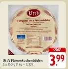 Flammkuchenböden Angebote von Utt's bei EDEKA Weinheim für 3,99 €