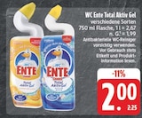 Total Aktiv Gel Angebote von WC Ente bei EDEKA Zwickau für 2,00 €