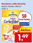 süße Gerichte von Mondamin für 1,49 € bei Netto Marken-Discount im Angebot süße Gerichte von Mondamin im aktuellen Netto Marken-Discount Prospekt