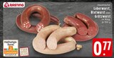 Hausmacher Leberwurst Angebote von Rasting bei EDEKA Bergisch Gladbach für 0,77 €