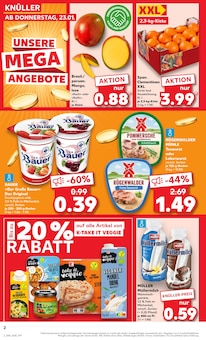 Aktueller Kaufland Prospekt "Aktuelle Angebote" Seite 2 von 48 Seiten für Leipzig