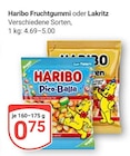 Fruchtgummi Angebote von Haribo bei GLOBUS Homburg für 0,75 €