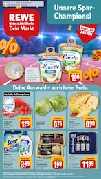 REWE Prospekt "Dein Markt" für Unterschleißheim, 30 Seiten, 29.07.2024 - 03.08.2024