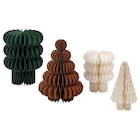 Dekoration 4er-Set Baum/versch. Farben von VINTERFINT im aktuellen IKEA Prospekt für 6,99 €