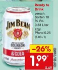 Ready to Drink Angebote von Jim Beam bei Netto Marken-Discount Unna für 1,99 €