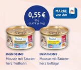 Mousse mit Saucenherz Truthahn bei dm-drogerie markt im Neu-Ulm Prospekt für 0,55 €