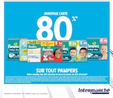 80% avantage carte sur tout Pampers à Intermarché Super dans Rely
