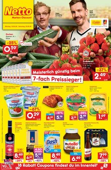 Fleisch im Netto Marken-Discount Prospekt "Aktuelle Angebote" mit 51 Seiten (Rostock)