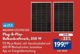 Maginon im ALDI SÜD Prospekt Plug-&-Play-Balkonkraftwerk, 350 W von Maginon Solovoltaik im aktuellen ALDI SÜD Prospekt für 199,00 €