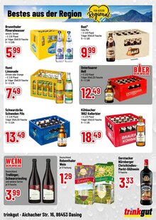 Glühwein im aktuellen Trinkgut Prospekt (Augsburg) Glühwein im Trinkgut Prospekt "Größter Getränkemarkt in Dasing!" mit 4 Seiten (Augsburg)