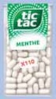PASTILLES MENTHE - TIC TAC en promo chez Intermarché PASTILLES MENTHE - TIC TAC dans le catalogue Intermarché
