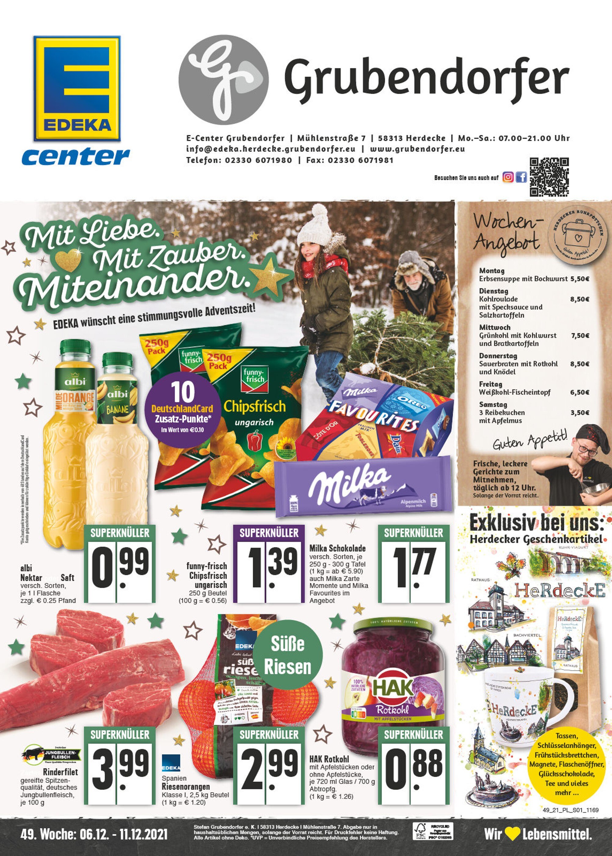 E center Prospekt für Schwerte mit 24 Seiten E center Prospekt für Schwerte: "Aktuelle Angebote", 24 Seiten, 06.12.2021 - 11.12.2021