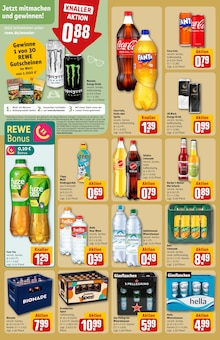 Coca Cola im REWE Prospekt "Dein Markt" mit 42 Seiten (Kiel)