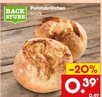 Aktuelles Potatobrötchen Angebot bei Netto Marken-Discount in Wiesbaden ab 0,39 €