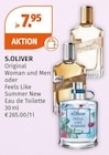 Original Woman und Men oder Feels Like Summer New Eau de Toilette von S.OLIVER im aktuellen Müller Prospekt