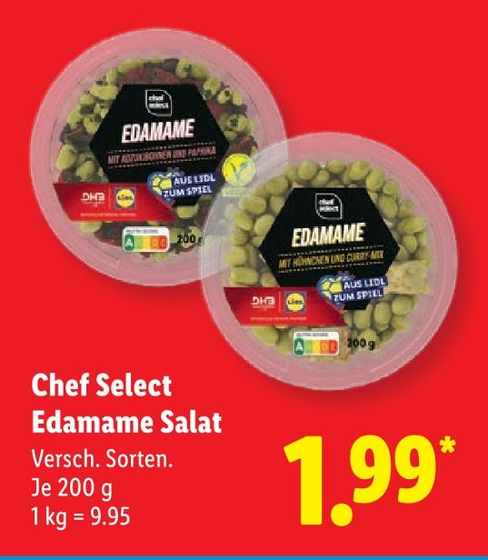 Edamame Salat mit Adzukibohnen und Paprika