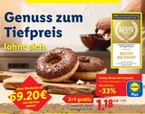 Schoko Donut mit Streuseln von  im aktuellen Lidl Prospekt für 1,18 €