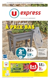 Prospectus U Express, "Le jardin À PRIX BAS",  pages, 25/02/2025 - 09/03/2025