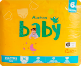 CULOTTES AUCHAN BABY - AUCHAN BABY - Auchan Hypermarché à Chelles CULOTTES AUCHAN BABY - AUCHAN BABY en promo chez Auchan Hypermarché Chelles à 10,99 €