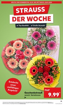 Blumen im Kaufland Prospekt "Aktuelle Angebote" mit 48 Seiten (Siegen (Universitätsstadt))