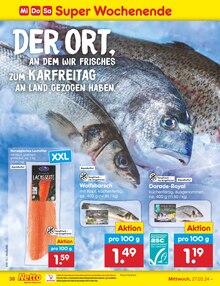 Fisch im Netto Marken-Discount Prospekt "Aktuelle Angebote" mit 56 Seiten (Mannheim)