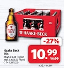 Pils Angebote von Haake Beck bei Markant Nordwest Friesoythe für 10,99 €