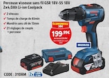 Perceuse visseuse sans fil GSR 18V-55 18V 2x4,0Ah Li-ion Coolpack - Bosch en promo chez Screwfix Reims à 199,99 €