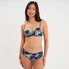 Promo Haut de maillot de bain push up armaturé bleu pétrole femme à 15,99 € dans le catalogue La Halle à Brives-Charensac