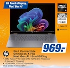 expert - 2in1 Convertible Omnibook X Flip Next Gen AI 16-ar0653ng Angebot im Prospekt 2in1 Convertible Omnibook X Flip Next Gen AI 16-ar0653ng bei expert im Prospekt "" für 969,00 €