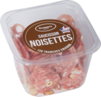 Saucissons aux noisettes en promo chez Carrefour Niort à 4,09 €