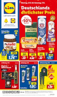 Süßigkeiten Angebot im aktuellen Lidl Prospekt auf Seite 1