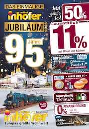 Möbel Inhofer Prospekt für Seligweiler mit 16 Seiten Möbel Inhofer Prospekt für Seligweiler: "95 JAHRE JUBILÄUM", 16 Seiten, 17.12.2025 - 31.12.2025