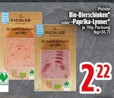 Paprika im EDEKA Prospekt Bio-Bierschinken von Pichler im aktuellen EDEKA Prospekt für 2,22 €