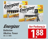 Energizer Batterien bei famila Nordost im Prospekt "" für 1,88 €