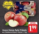 Unsere Heimat Äpfel Fräulein im aktuellen Prospekt bei EDEKA in Waldshut-Tiengen