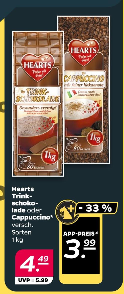 Trinkschokolade oder Cappuccino*