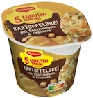 5 Minuten Terrine Kartoffelbrei mit Röstzwiebeln & Croutons oder 5 Minuten Terrine Nudeln in Rahmsauce von Maggi im aktuellen REWE Prospekt für 0,89 €