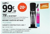 Machine à gazéifier Art Noire - SodaStream dans le catalogue E.Leclerc