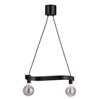 Lampenaufhängung +LED-Leuchtmittel wellenförmig schwarz/rund Klarglas grau im Angebot bei IKEA in Oberhausen Lampenaufhängung +LED-Leuchtmittel wellenförmig schwarz/rund Klarglas grau Angebote von ACKJA / MOLNART bei IKEA Oberhausen für 35,97 €