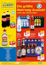 Netto Marken-Discount Prospekt für Ensdorf mit 2 Seiten Netto Marken-Discount Prospekt für Ensdorf: "DER ORT, AN DEM DU IMMER AUSGEZEICHNETE PREISE FINDEST.", 2 Seiten, 26.10.2026 - 31.10.2026