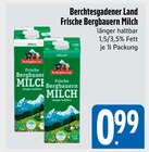 Frische Bergbauern Milch von Berchtesgadener Land im aktuellen EDEKA Prospekt für 0,99 €