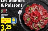 Carpaccio basilic en promo chez Lidl Saint-Médard-en-Jalles à 3,25 €