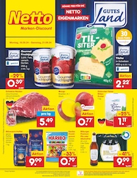 Aktueller Netto Marken-Discount Prospekt, "Aktuelle Angebote", mit Angeboten der Woche, gültig von 16.09.2024 bis 16.09.2024