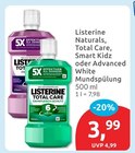 Naturals Mundspülung von Listerine für 3,99 € bei budni im Angebot Naturals Mundspülung von Listerine im aktuellen budni Prospekt