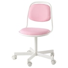 Schreibtischstuhl für Kinder weiß/Vissle rosa von ÖRFJÄLL für 39,99 € bei IKEA im Angebot Schreibtischstuhl für Kinder weiß/Vissle rosa von ÖRFJÄLL im aktuellen IKEA Prospekt