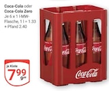 Coca-Cola im Angebot bei GLOBUS in Rüsselsheim Coca-Cola Angebote von Coca-Cola bei GLOBUS Rüsselsheim für 7,99 €