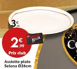 Assiette plate Selena Ø26cm dans le catalogue Maxi Bazar