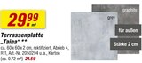 Terrassenplatte „Taina“ im Angebot bei toom Baumarkt in Rüsselsheim Terrassenplatte „Taina“ Angebote bei toom Baumarkt Rüsselsheim für 21,59 €