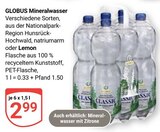 Aktuelles GLOBUS Mineralwasser Angebot bei GLOBUS in Duisburg ab 2,99 €